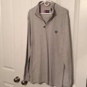 Ralph Lauren Chaps XL 1/4 Zip Light Gray Sweater
